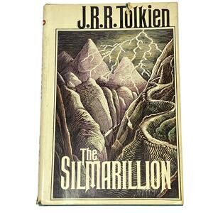 The Silmarillion by J. R. R. Tolkien with Map 1st US Edition 1st Printing 1977